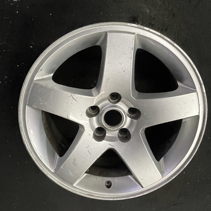 17" CHARGER 08-10 17x7, alloy , w/o indented spokes Original OEM Wheel Rim - Close-Up Detail