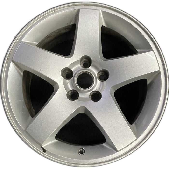 17" CHARGER 08-10 17x7, alloy , w/o indented spokes Original OEM Wheel Rim - Front View