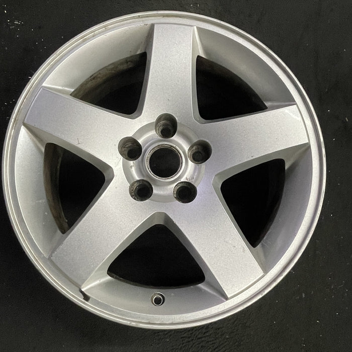 17" CHARGER 08-10 17x7, alloy , w/o indented spokes Original OEM Wheel Rim - Angle View