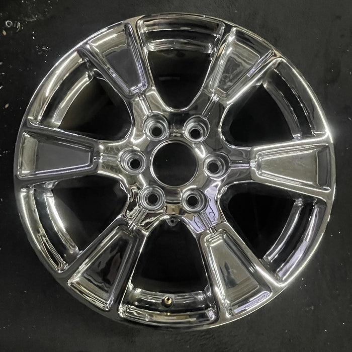 18" FORD F150 PICKUP 15-17 18x7.5, aluminum, 6 spoke, chrome Original OEM Wheel - Angle View