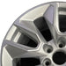 20" SIERRA 1500 PICKUP 19 20x9 10 spoke opt NZP Original OEM Wheel Rim - Angle View