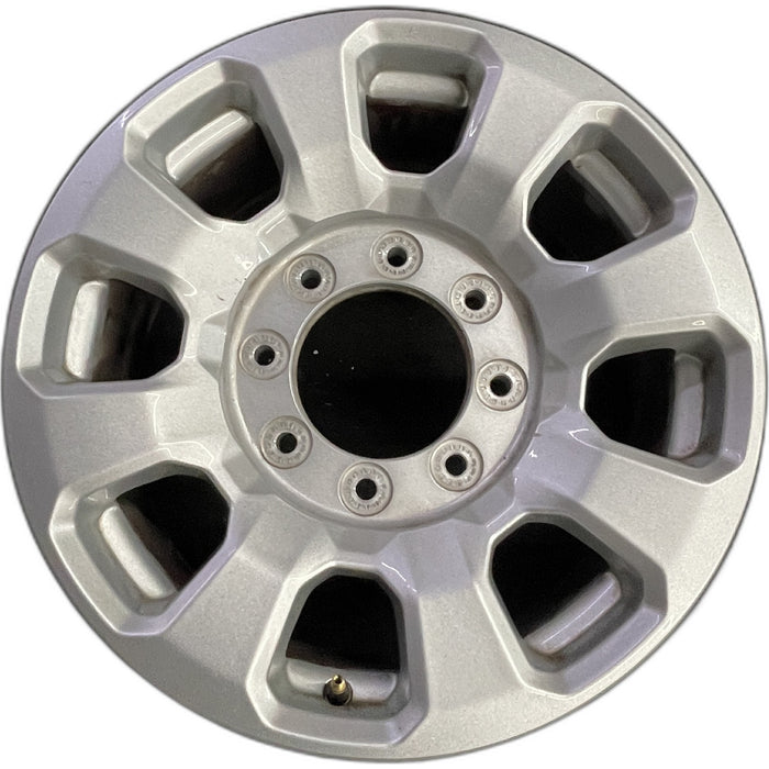18" FORD F250SD PICKUP 23-24 18x8, aluminum, 8 spoke, flared spoke Original OEM - Front View