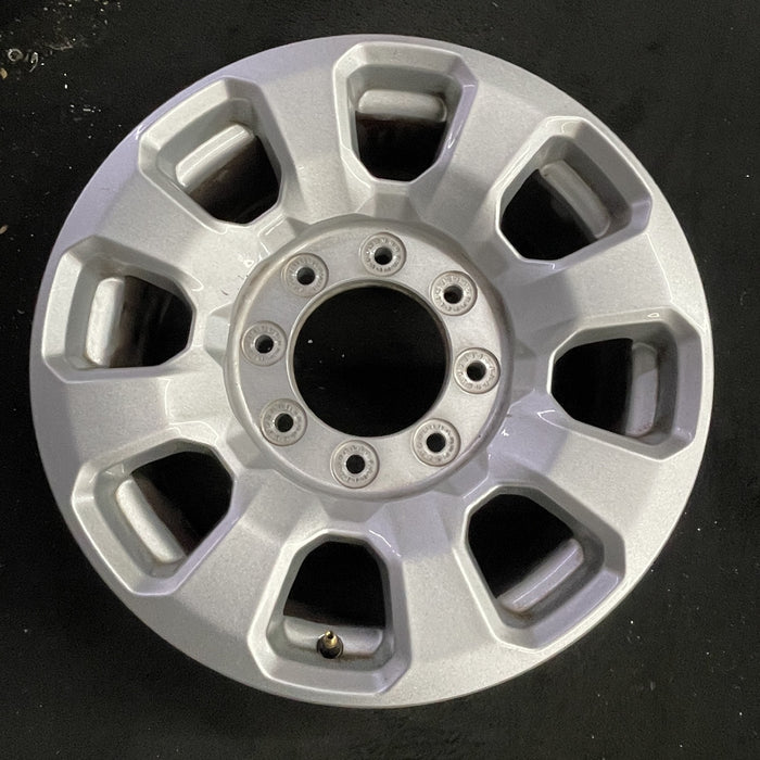 18" FORD F250SD PICKUP 23-24 18x8, aluminum, 8 spoke, flared spoke Original OEM - Angle View