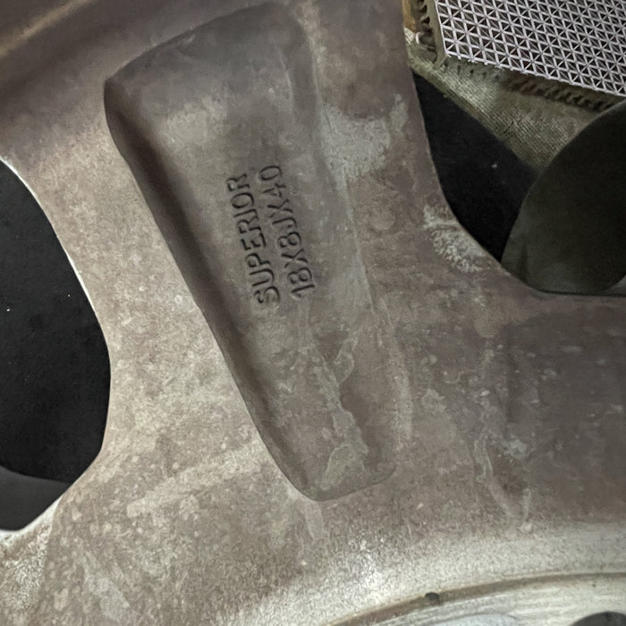 18" FORD F250SD PICKUP 23-24 18x8, aluminum, 8 spoke, flared spoke Original OEM Wheel Rim