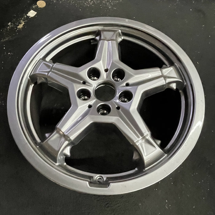 18" BMW X1 23-25 18x7.5 , , solid spoke Original OEM Wheel Rim - Side Profile