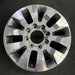 20" SILVERADO 2500 PICKUP 21-23 20x8.5 10 spoke machined gray opt Q86 dark gray - Front View