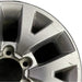 16" TACOMA 16 16x7 alloy 6 spoke V spoke silver Original OEM Wheel Rim - Side Profile
