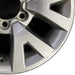 16" TACOMA 16 16x7 alloy 6 spoke V spoke silver Original OEM Wheel Rim - Close-Up Detail