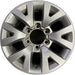 16" TACOMA 16 16x7 alloy 6 spoke V spoke silver Original OEM Wheel Rim - Front View