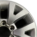 16" TACOMA 16 16x7 alloy 6 spoke V spoke silver Original OEM Wheel Rim - Side Profile