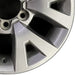 16" TACOMA 16 16x7 alloy 6 spoke V spoke silver Original OEM Wheel Rim - Close-Up Detail