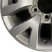 16" TACOMA 16 16x7 alloy 6 spoke V spoke silver Original OEM Wheel Rim - Back View
