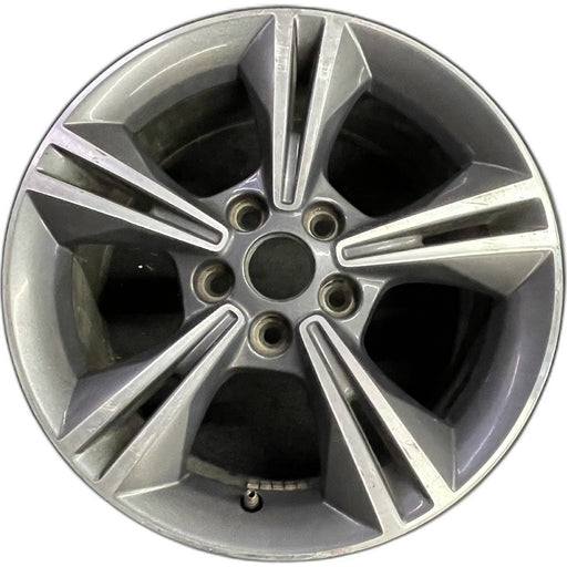 16" FOCUS 12 16x7 , 5 double spoke, machined Original OEM Wheel Rim - Front View