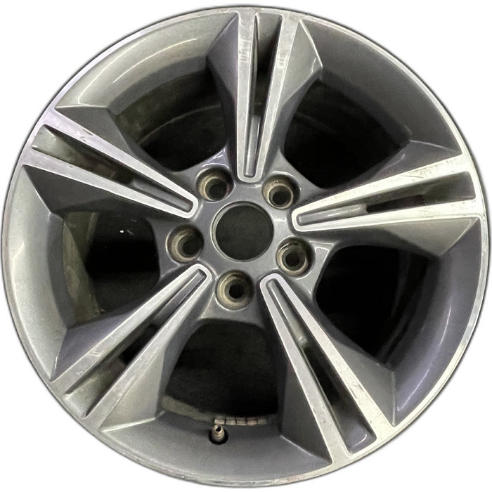 16" FOCUS 12 16x7 , 5 double spoke, machined Original OEM Wheel Rim - Front View