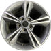 16" FOCUS 12 16x7 , 5 double spoke, machined Original OEM Wheel Rim - Front View
