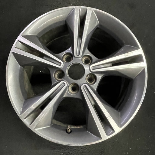 16" FOCUS 12 16x7 , 5 double spoke, machined Original OEM Wheel Rim - Angle View