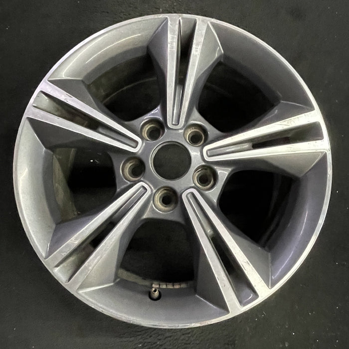 16" FOCUS 12 16x7 , 5 double spoke, machined Original OEM Wheel Rim - Angle View