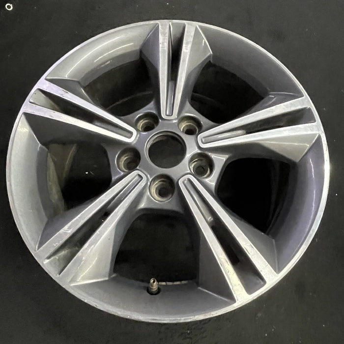 16" FOCUS 12 16x7 , 5 double spoke, machined Original OEM Wheel Rim - Side Profile