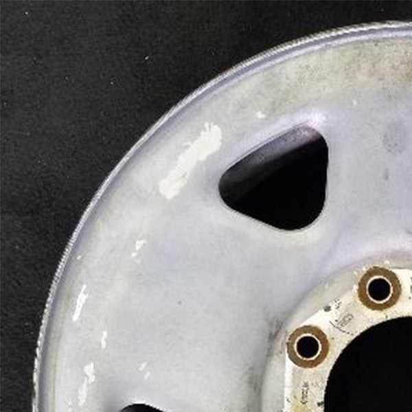 17" FORD F250SD PICKUP 05-07 17x7.5 SRW 5 spoke steel argent Original OEM Wheel - Side Profile