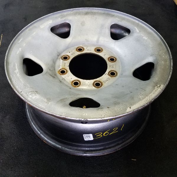 17" FORD F250SD PICKUP 05-07 17x7.5 SRW 5 spoke steel argent Original OEM Wheel - View 7