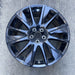 19" HIGHLANDER 19 19x7.5 alloy 12 spoke black Original OEM Wheel Rim - Front View