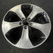 18" COMPASS 17 , , 18x7, , , , straight spoke, Original OEM Wheel Rim - Close-Up Detail