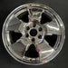 20" SIERRA 1500 PICKUP 06 20x8.5, chrome, 5 spoke, w/opt QR9 Original OEM Wheel - Angle View