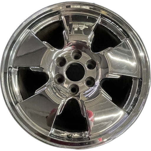 20" SIERRA 1500 PICKUP 06 20x8.5, chrome, 5 spoke, w/opt QR9 Original OEM Wheel - Front View