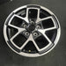 17" GLADIATOR 24 , aluminum, open spoke, machined face with black pockets - Side Profile