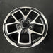 17" GLADIATOR 24 , aluminum, open spoke, machined face with black pockets - Close-Up Detail