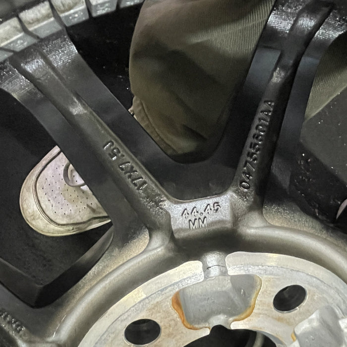 17" GLADIATOR 24 , aluminum, open spoke, machined face with black pockets Original OEM Wheel Rim