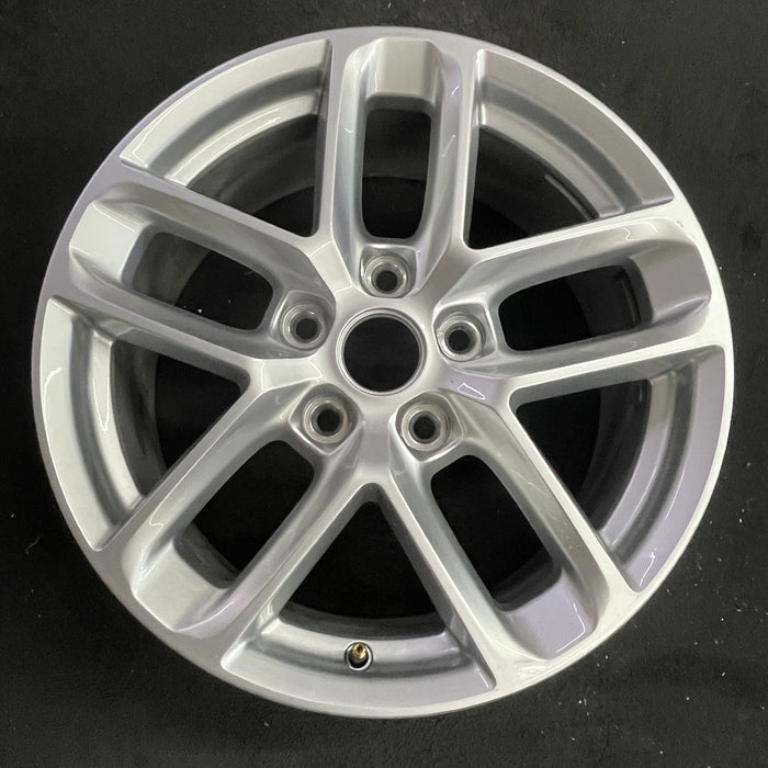 18" GRAND CHEROKEE 21 WL body , 18x8, 5 double spoke Original OEM Wheel Rim - Angle View