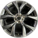 19" 200 15-17 , alloy, 19x8, fully black Original OEM Wheel Rim - Front View