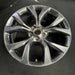 19" 200 15-17 , alloy, 19x8, fully black Original OEM Wheel Rim - Side Profile