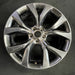 19" 200 15-17 , alloy, 19x8, fully black Original OEM Wheel Rim - Angle View