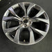 19" 200 15-17 , alloy, 19x8, fully black Original OEM Wheel Rim - Side Profile
