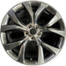 19" 200 15-17 , alloy, 19x8, fully black Original OEM Wheel Rim - Front View