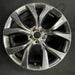 19" 200 15-17 , alloy, 19x8, fully black Original OEM Wheel Rim - Angle View