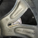 19" 200 15-17 , alloy, 19x8, fully black Original OEM Wheel Rim - Back View