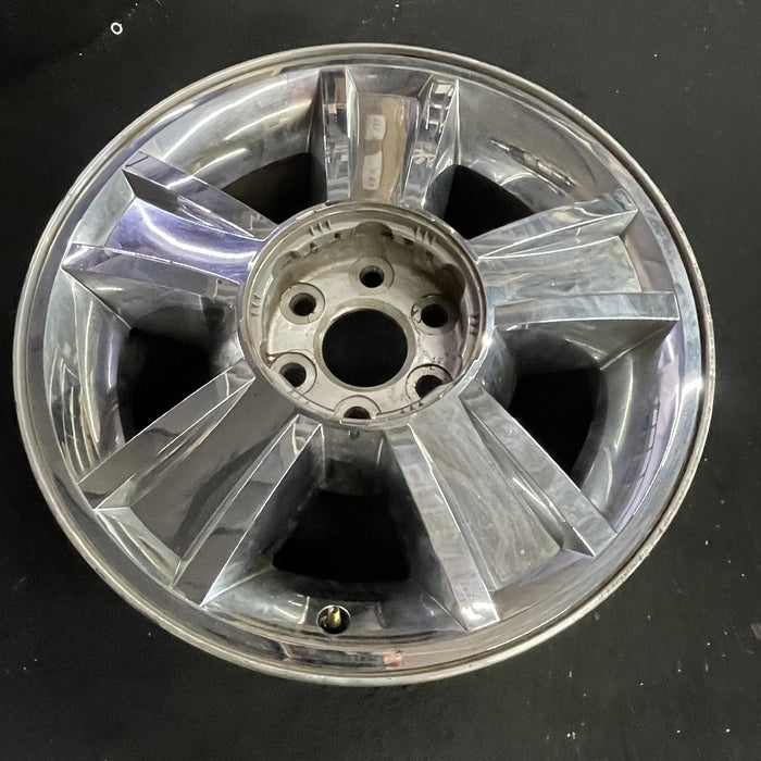 20" AVALANCHE 1500 09-10 20x8.5, 5 spoke, covered lug nuts, grooved spoke - Side Profile