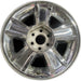 20" AVALANCHE 1500 09-10 20x8.5, 5 spoke, covered lug nuts, grooved spoke - Front View
