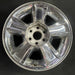 20" AVALANCHE 1500 09-10 20x8.5, 5 spoke, covered lug nuts, grooved spoke - Angle View