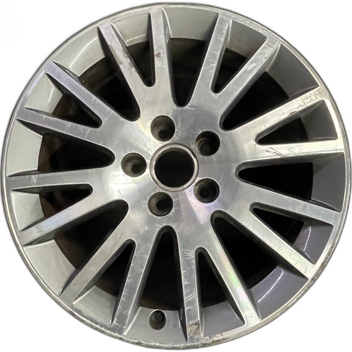17" AUDI A4 05-09 17x7.5 , 16 spoke Original OEM Wheel Rim - Front View