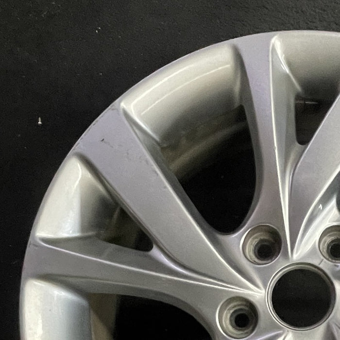 17" VELOSTER 16 17x7 Original OEM Wheel Rim - Side Profile