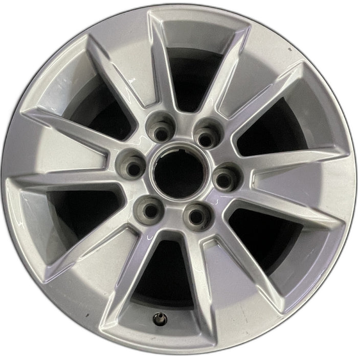 17" SIERRA 1500 PICKUP 19 , 17x8, alloy Original OEM Wheel Rim - Front View