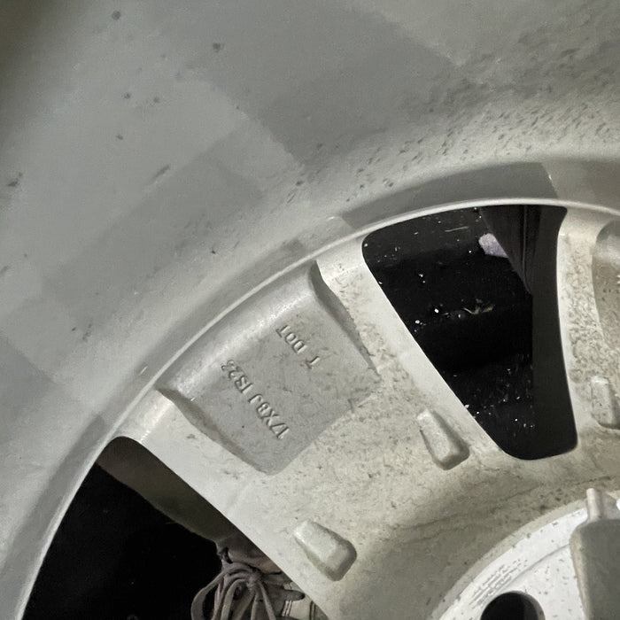 17" SIERRA 1500 PICKUP 19 , 17x8, alloy Original OEM Wheel Rim - Back View