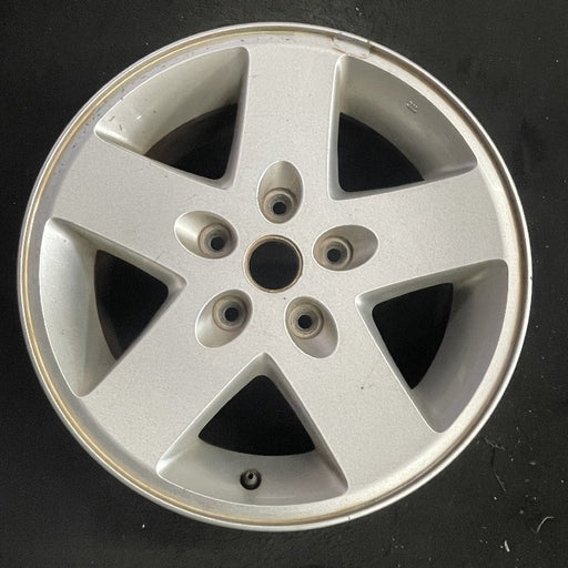 17" WRANGLER 07-08 17x7.5 silver Original OEM Wheel Rim - Front View