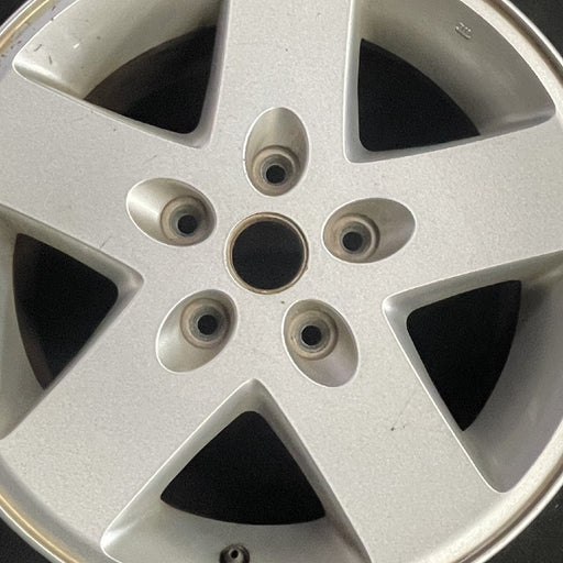 17" WRANGLER 07-08 17x7.5 silver Original OEM Wheel Rim - Angle View