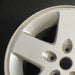 17" WRANGLER 07-08 17x7.5 silver Original OEM Wheel Rim - Side Profile