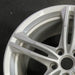 19" CORVETTE 16-17 rear, 19x10, silver Original OEM Wheel Rim - Side Profile